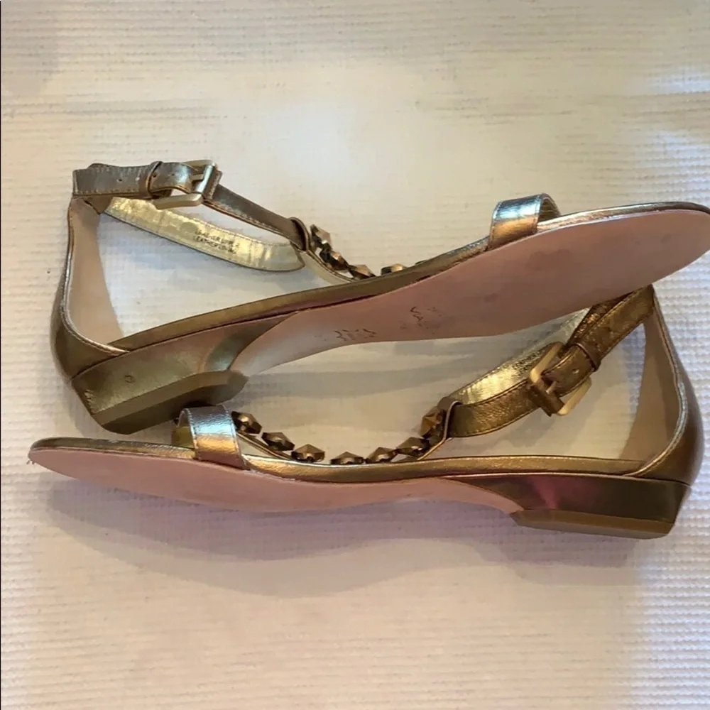 VIA SPIGA fully leather sandals/Copper/Italy/8.5.​​​​​​​​​​​​​​​​​​​​​